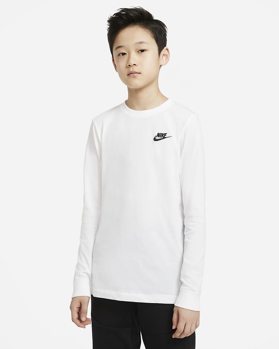 Nike Sportswear Big Kids Boys Long Sleeve T Shirt